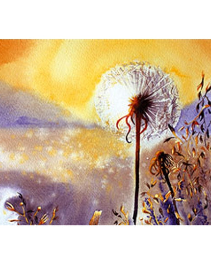 Wenskaart paardenbloem