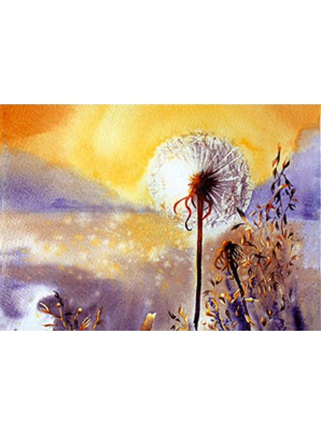 Dandelion greeting card