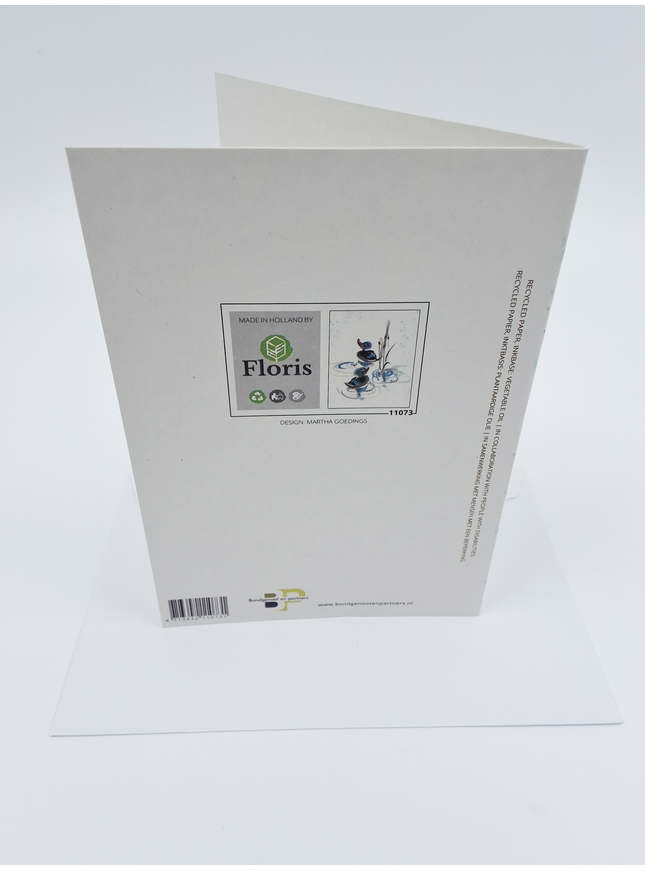 Wenskaart twee eendjes