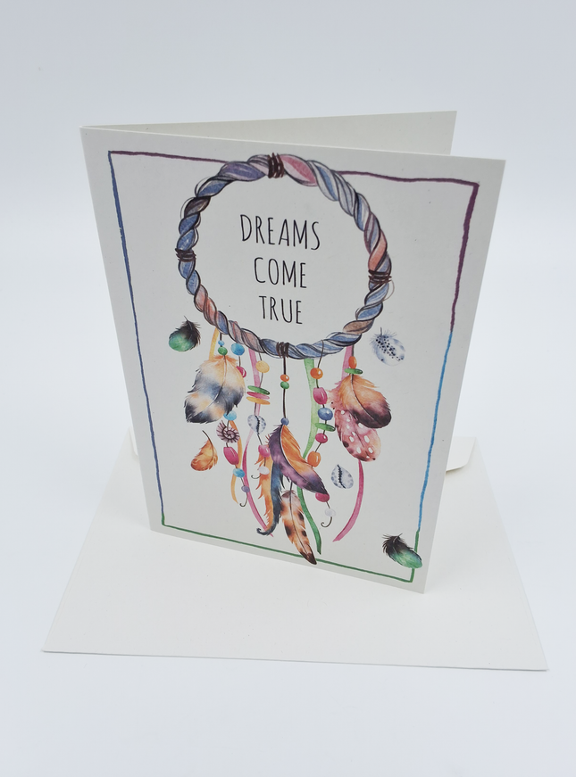 Wenskaart dromenvanger, dreams come true