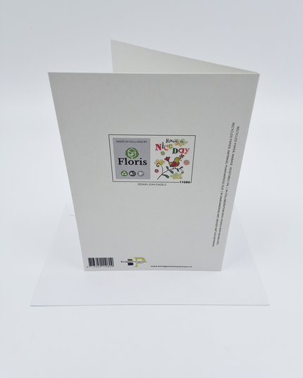 Wenskaart vogel, have a nice day