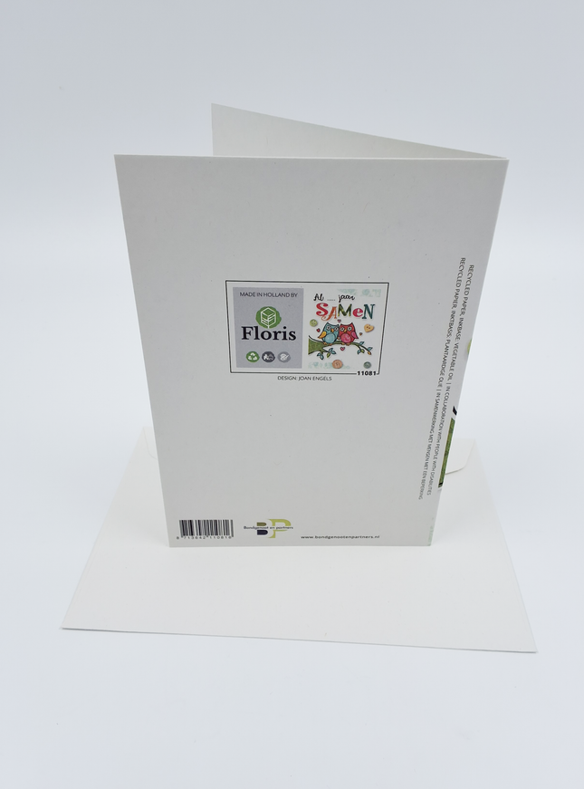 Wenskaart uilen, al … jaar samen