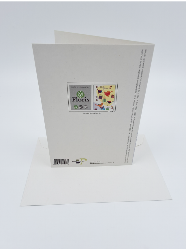 Wenskaart vogels cadeautjes, gefeliciteerd