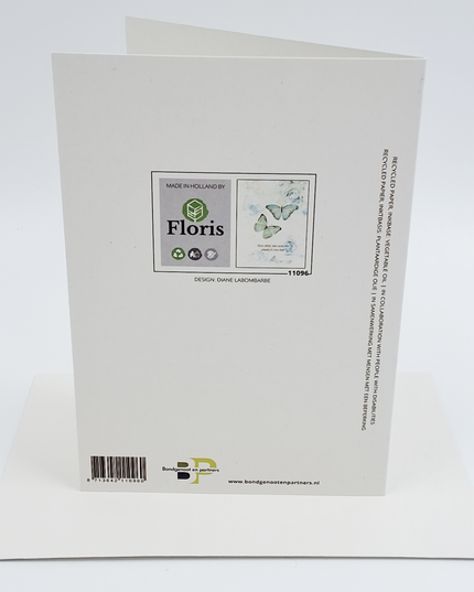 Des papillons sur les cartes de condoléances, pour toujours…