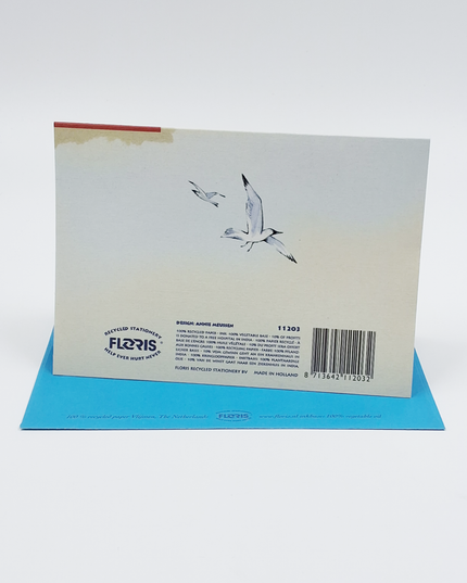 wenskaart vuurtoren, zeester