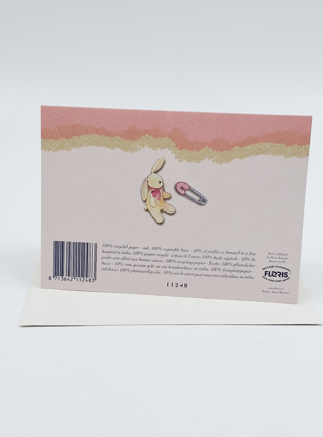 Wenskaart baby dochter