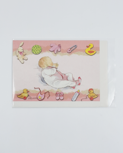 Wenskaart baby dochter