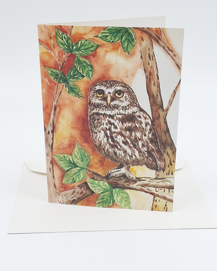 Wenskaart uil