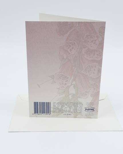 Wenskaart vingerhoedskruid