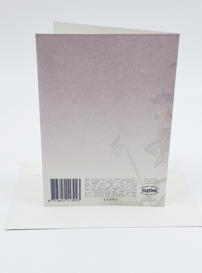 Wenskaart bosviooltje