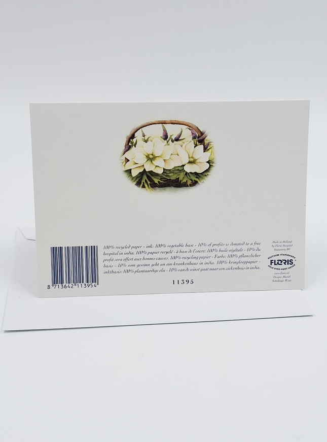 Wenskaart anemonen en veronica