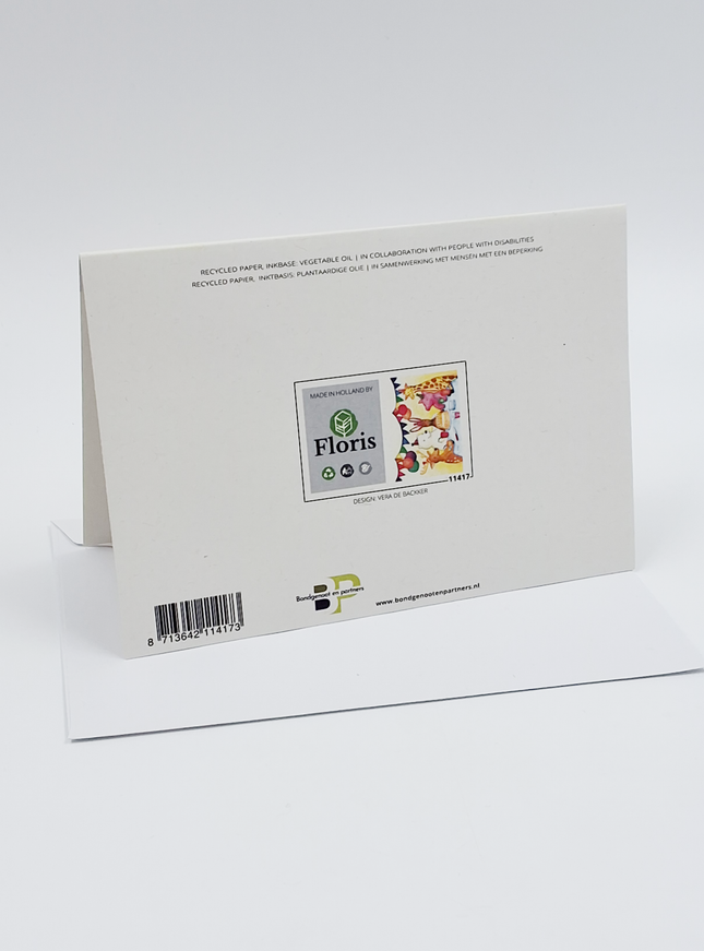 Wenskaart dierenfeest