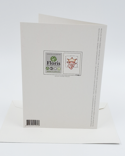 Wenskaart baby kroon