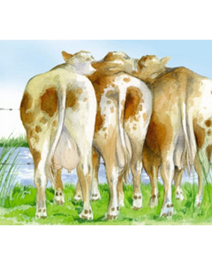 Wenskaart koeiekonten