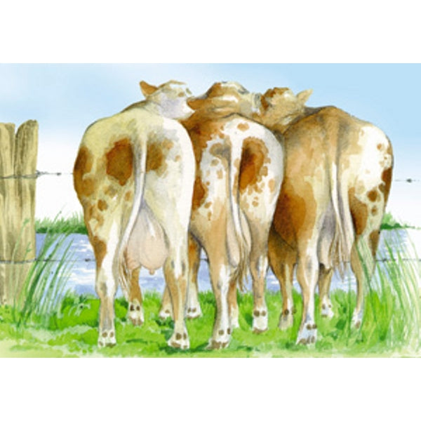 Wenskaart koeiekonten