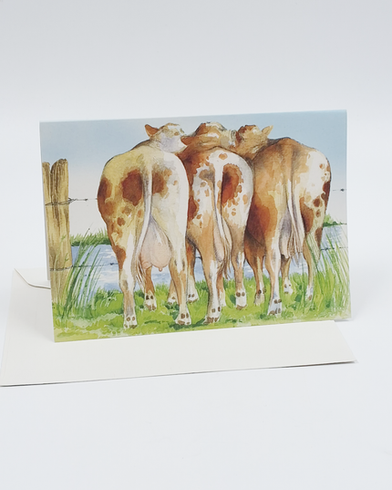 Wenskaart koeiekonten