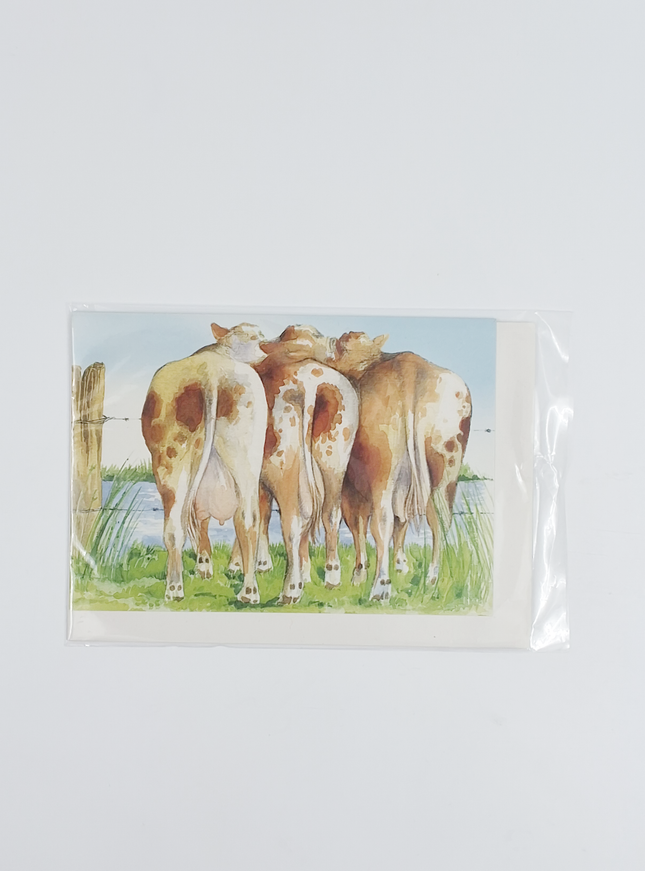 Wenskaart koeiekonten