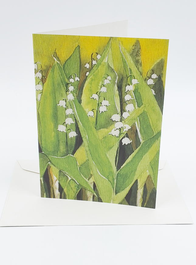 Wenskaart lelietjes der dalen