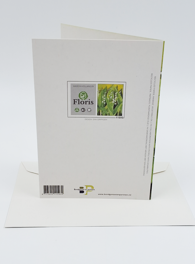 Wenskaart lelietjes der dalen