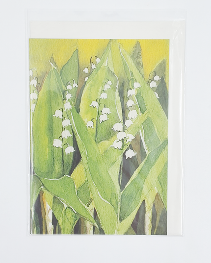 Wenskaart lelietjes der dalen