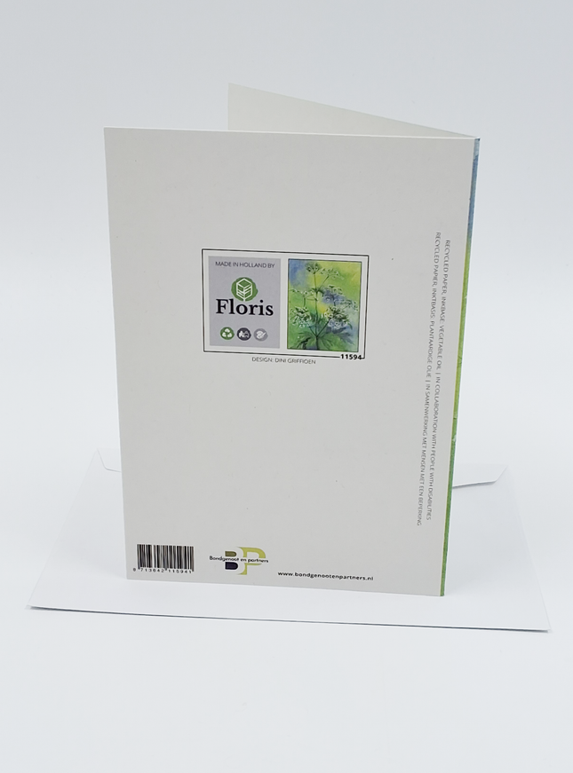 Wenskaart fluitekruid