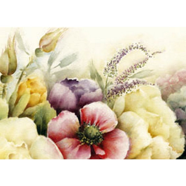 Wenskaart rozen anemonen Muriël