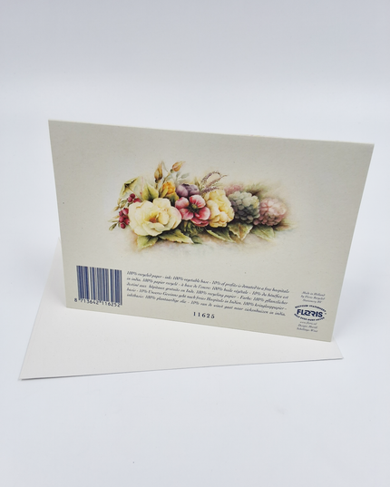 Wenskaart rozen anemonen Muriël