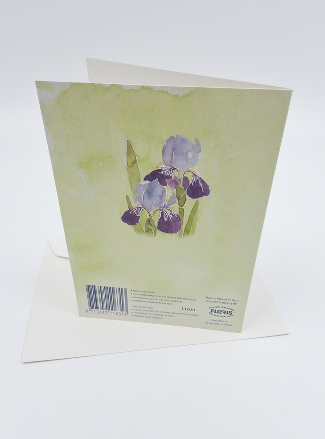 Wenskaart iris Dini