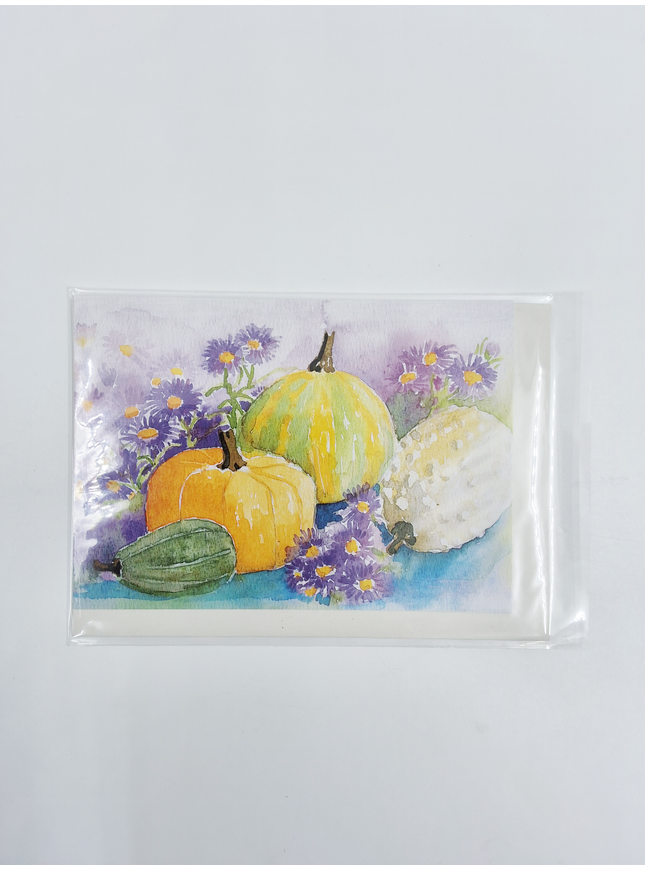 Pumpkin greeting card