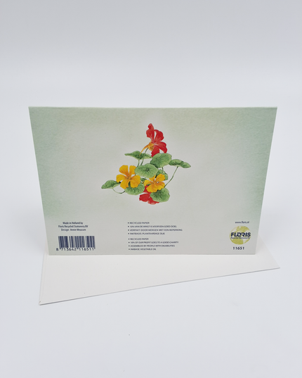 Wenskaart Oost Indische kers Annie