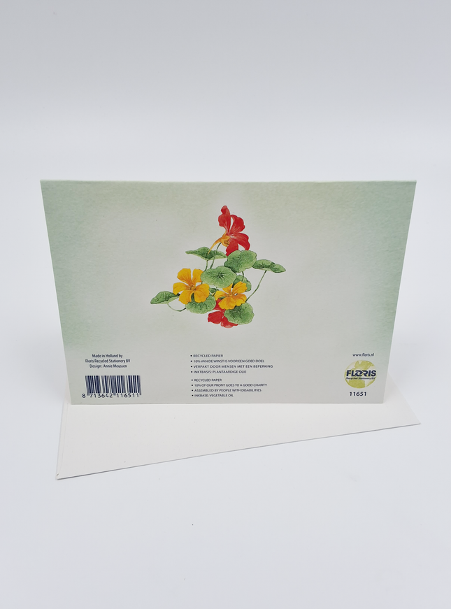 Wenskaart Oost Indische kers Annie