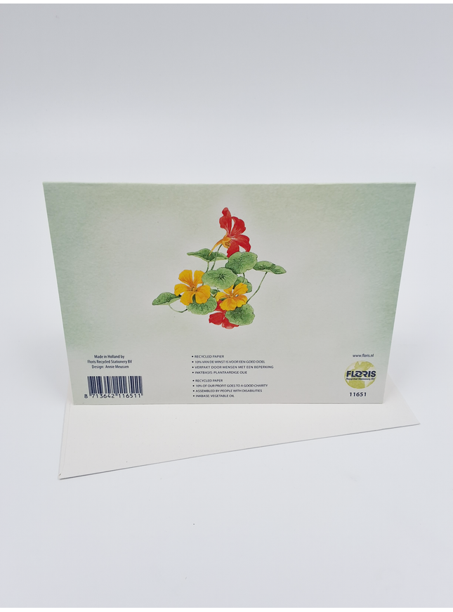 Greeting card East Indian cherry Annie