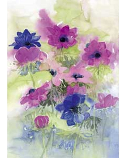 Wenskaart anemonen Dini