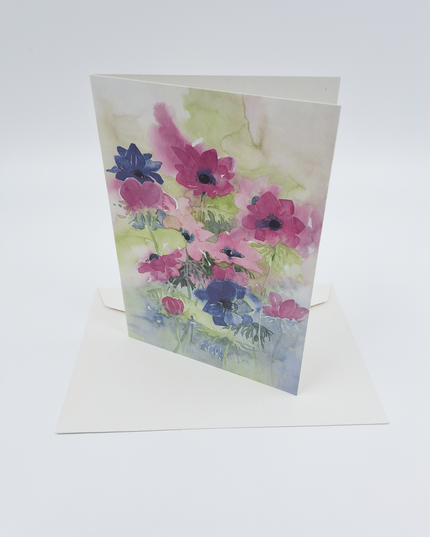 Wenskaart anemonen Dini