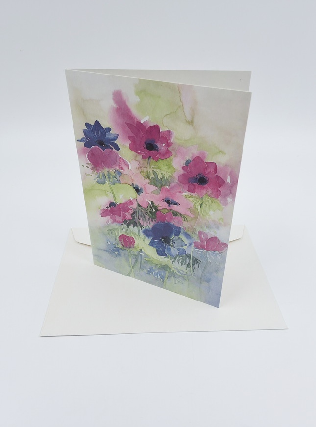 Wenskaart anemonen Dini