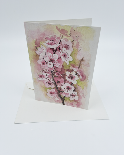 Wenskaart appelbloesem