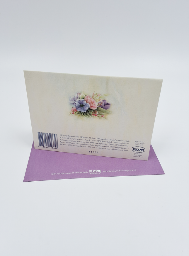 Wenskaart anemonen bessen