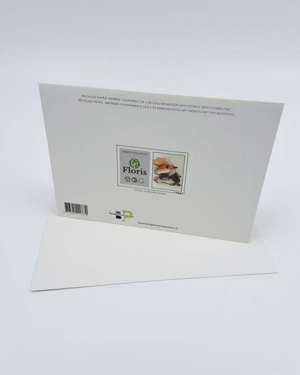 Wenskaart twee paardehoofden