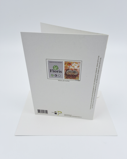 Wenskaart 2 egels Jeanine