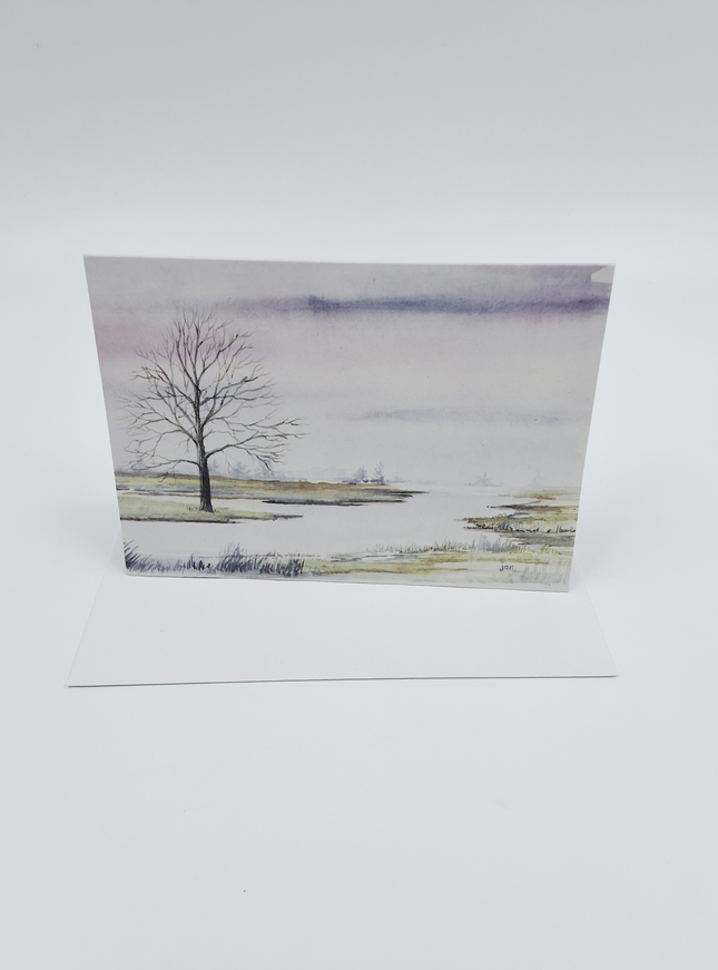 Wenskaart roivier condoleance