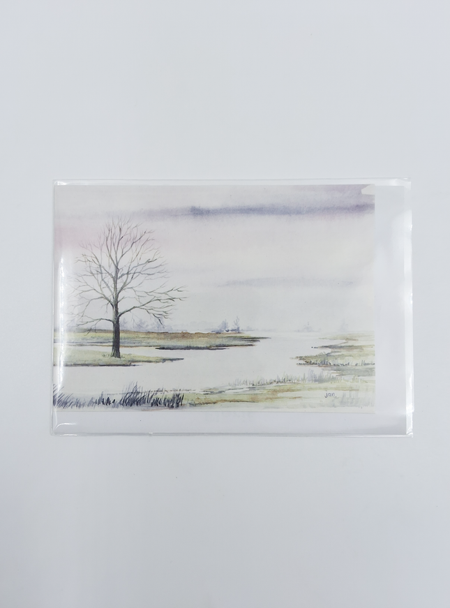 Wenskaart roivier condoleance