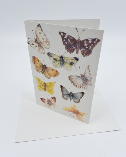 Wenskaart vlinders Muriël