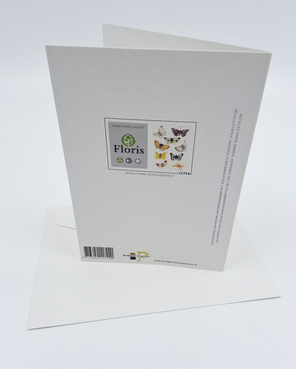 Wenskaart vlinders Muriël