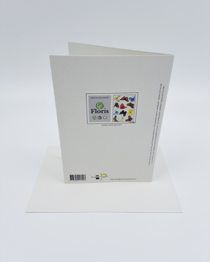 Wenskaart vlinders Annie