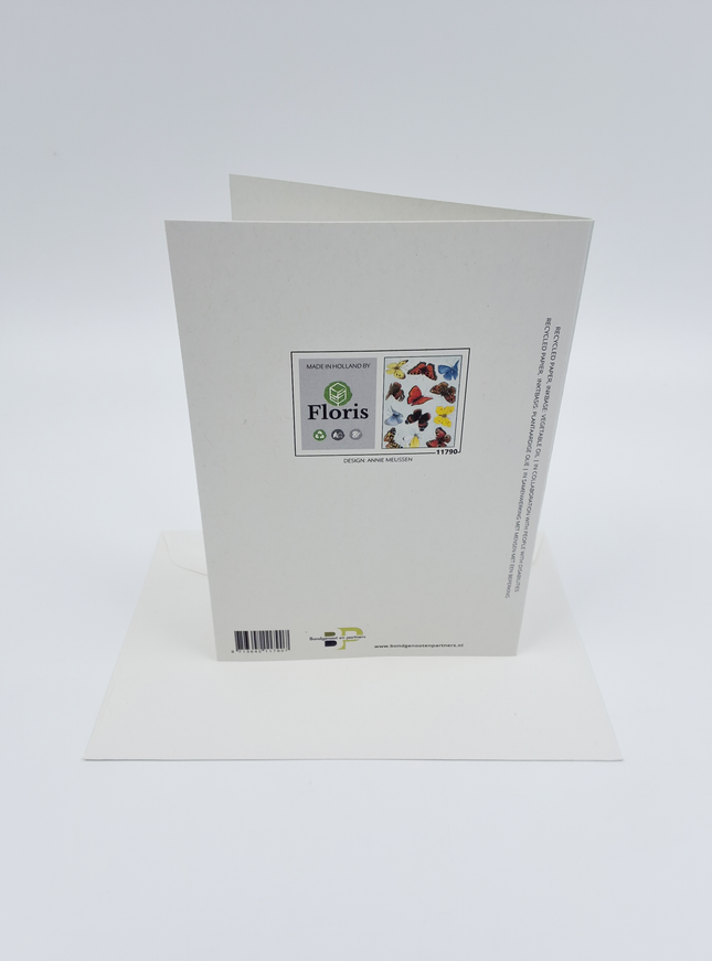 Wenskaart vlinders Annie