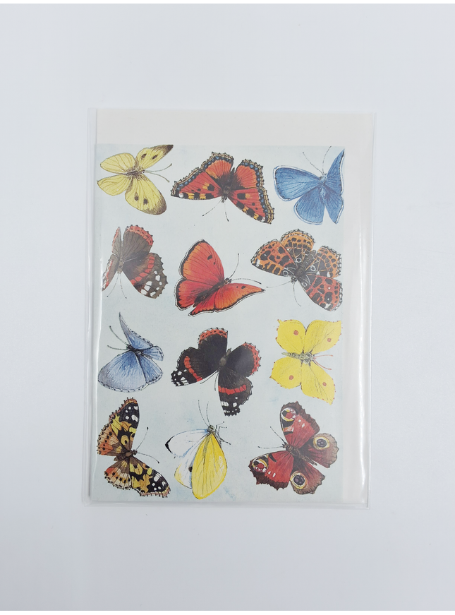 Wenskaart vlinders Annie