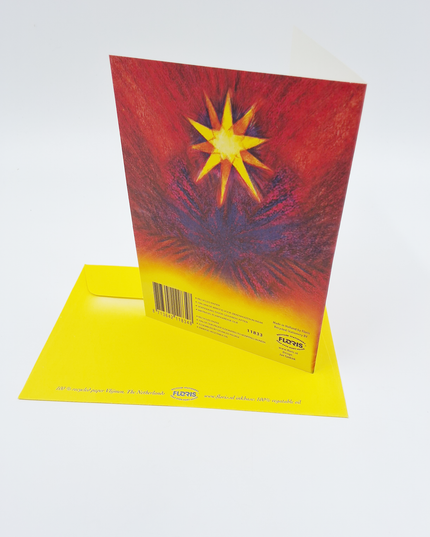 Kerstkaart ster 3 herders