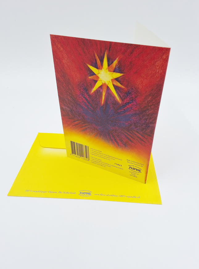 Kerstkaart ster 3 herders