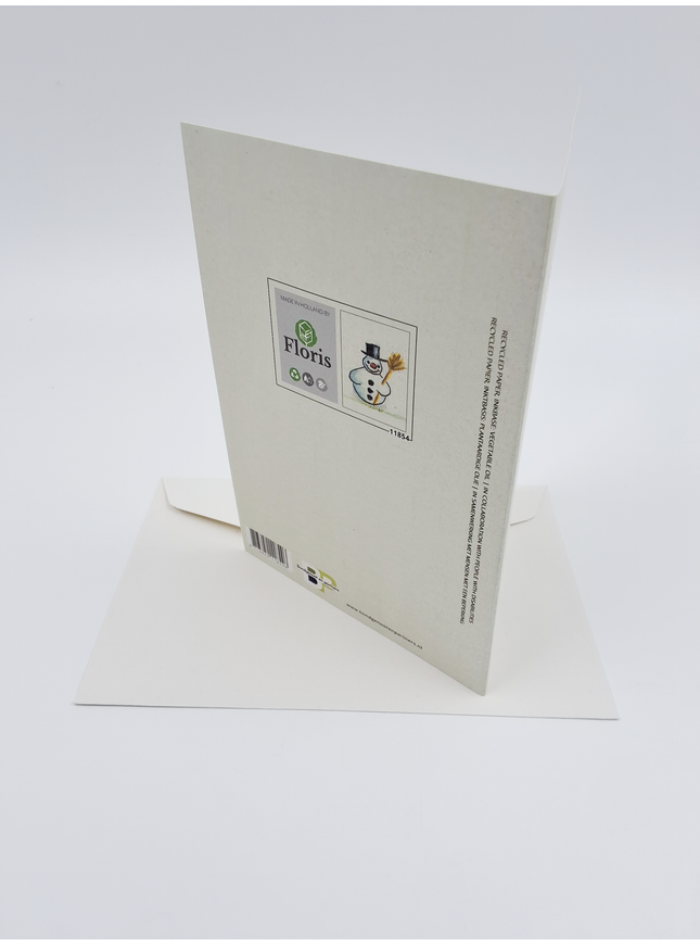Greeting card snowman 15