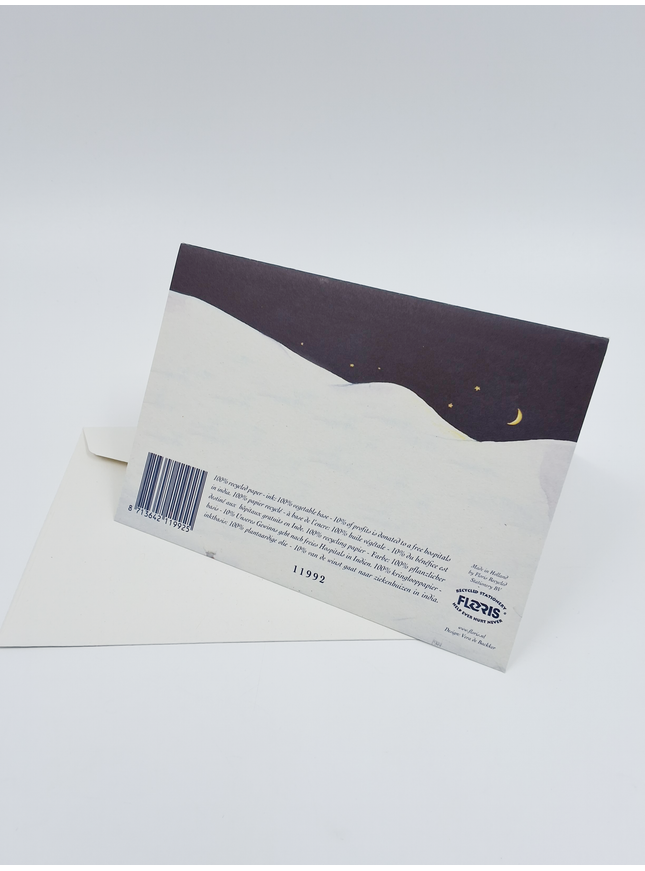 greeting card penguins skating